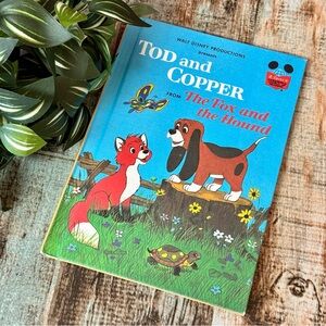 1981 Disney’s “Tod & Copper” from “The Fox & The Hound” Children’s Book